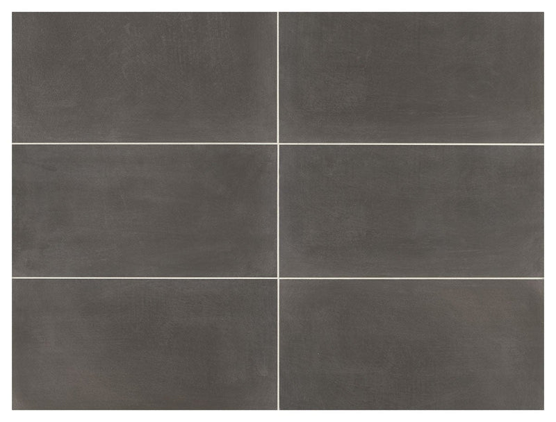 Marazzi Moroccan Concrete 12" x 24"-Porcelain Tile-Marazzi-Charcoal-12" x 24"-State Tile