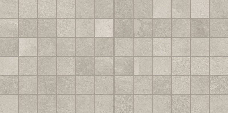 Daltile Slate Attache 2 x 2 12" x 24"-Porcelain Mosaic-Daltile-Meta Light Gray Mosaic-12" x 24"-State Tile
