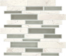 Daltile Raine 11.25" x 11.75"-Marble Mosaic-Daltile-Stratus White Blend-11.25" x 11.75"-State Tile