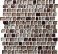 Daltile Jewel Tide 12.18" x 12.31"-Glass Mosaic-Daltile-Beach Pebble-12.18" x 12.31"-State Tile