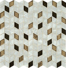 Daltile Interstellar 12.31" x 12.50"-Stone & Glass Mosaic-Daltile-Gold Rush-12.31" x 12.50"-State Tile