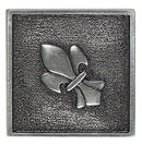 Daltile Massalia Dot Fleur De Lis 2" x 2"-Metal Tile-Daltile-Pewter-2" x 2"-State Tile