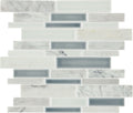 Daltile Raine 11.25" x 11.75"-Marble Mosaic-Daltile-Cirrus Storm Blend-11.25" x 11.75"-State Tile