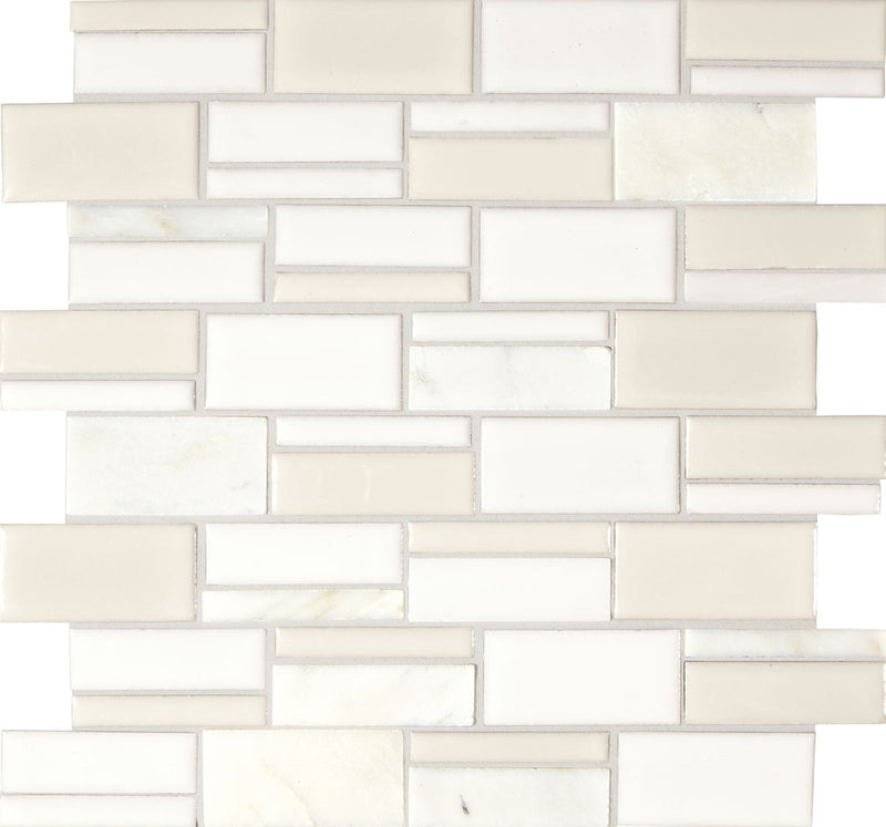 Marazzi Midpark 12" x 13"-Porcelain Mosaic-Marazzi-Cloud Glazed-12" x 13"-State Tile