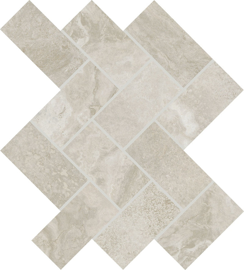 Daltile Arhaia 12" x 14"-Porcelain Mosaic-Daltile-Province Grey-12" x 14"-State Tile