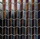 Daltile Illuminary Accordian 12" x 12"-Glass Mosaic-Daltile-Kindle Blend-12" x 12"-State Tile
