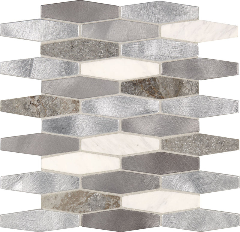 Daltile Infinite Mirage HEX 12" x 12"-Stone & Metal Mosaic-Daltile-Eternal Dream-12" x 12"-State Tile