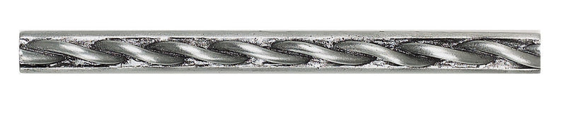 Daltile Massalia Deco Twist Liner 0.5" x 6"-Metal Strip-Daltile-Pewter-0.5" x 6"-State Tile