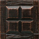 Daltile Armor 2" x 2"-Metal Tile-Daltile-Oil Rubbed Bronze Four Square-2" x 2"-State Tile