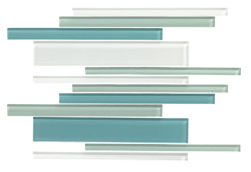 American Olean Color Appeal 11.56" x 16.75"-Glass & Stone Mosaic-American Olean-Sea Pearl-11.56" x 16.75"-State Tile