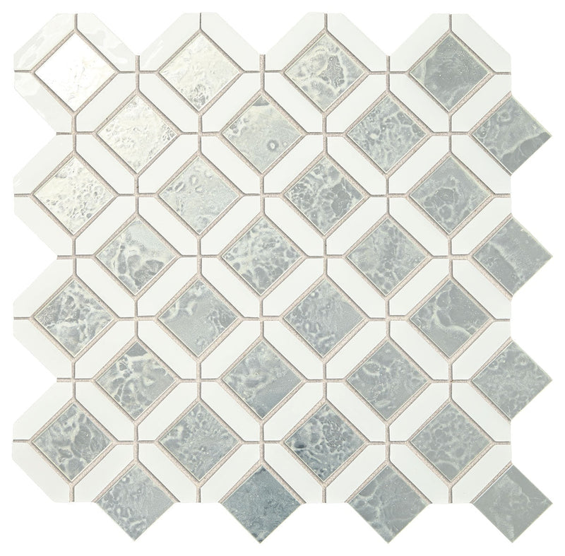 Marazzi Coastal Effects 13" x 13"-Glass Mosaic-Marazzi-Sterling-13" x 13"-State Tile