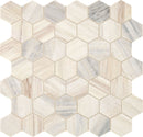 Daltile Fonte 11.68" x 11.87"-Natural Stone Mosaic-Daltile-Pier White-11.68" x 11.87"-State Tile