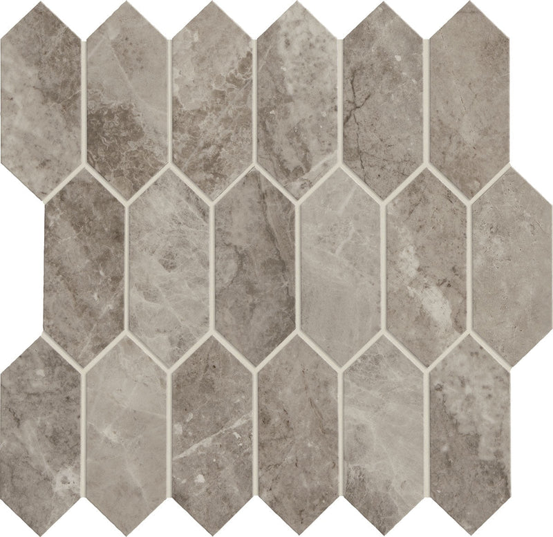 Daltile Marble Attache HEX 12.4" x 12.6"-Porcelain Mosaic-Daltile-Crux-12.4" x 12.6"-State Tile