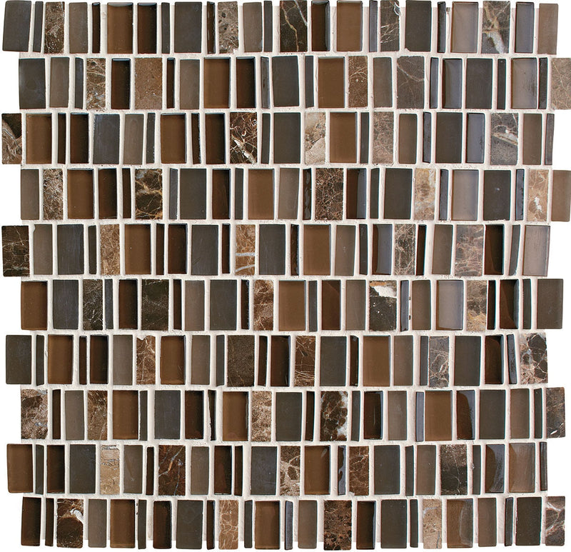Daltile Clio 12" x 12"-Stone & Glass Mosaic-Daltile-Eos-12" x 12"-State Tile