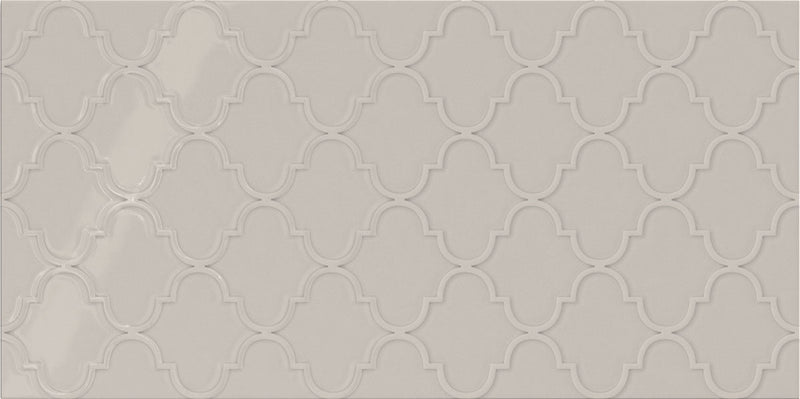 Daltile Showscape Arabesque Pattern 12" x 24"-Ceramic Tile-Daltile-Soft Gray-12" x 24"-State Tile
