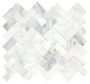 Daltile Minute Mosaix 1 x 2 11" x 11"-Natural Stone Mosaic-Daltile-Daphne White-11" x 11"-State Tile