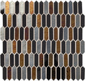 Marazzi Coastal Effects 12" x 12.5"-Glass Mosaic-Marazzi-Onyx-12" x 12.5"-State Tile