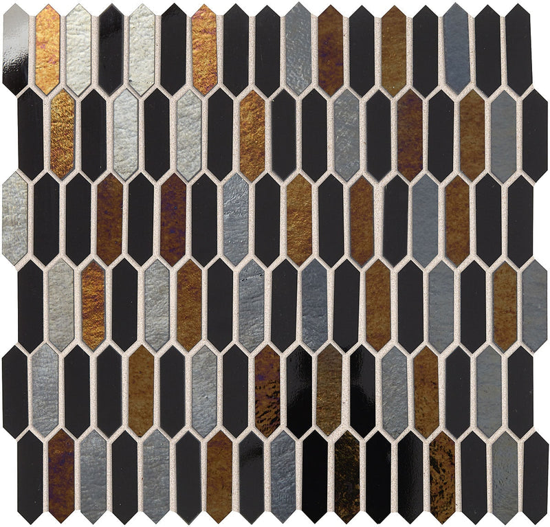 Marazzi Coastal Effects 12" x 12.5"-Glass Mosaic-Marazzi-Onyx-12" x 12.5"-State Tile