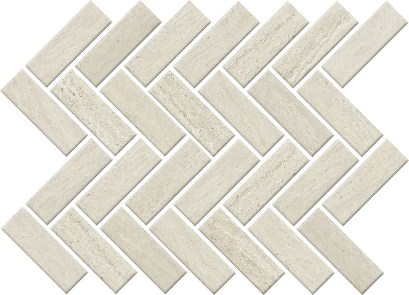 American Olean Sunset Falls 1 x 3 9" x 12"-Porcelain Mosaic-American Olean-White-9" x 12"-State Tile
