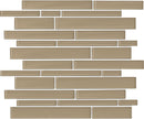 Daltile Amity Linear 12" x 14"-Glass Mosaic-Daltile-Brown-12" x 14"-State Tile