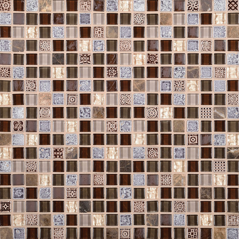 Daltile Marvel 12" x 12"-Stone & Glass Mosaic-Daltile-Wonder-12" x 12"-State Tile