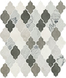 Daltile Raine 11.25" x 13.37"-Marble Mosaic-Daltile-Cirrus Storm Blend-11.25" x 13.37"-State Tile