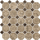 Daltile Rhetoric 12" x 12"-Porcelain Mosaic-Daltile-Philosopher Beige Mix-12" x 12"-State Tile