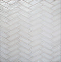Daltile Illuminary Herringbone 12" x 12"-Glass Mosaic-Daltile-Icicle-12" x 12"-State Tile