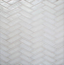Daltile Illuminary Herringbone 12" x 12"-Glass Mosaic-Daltile-Icicle-12" x 12"-State Tile