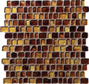 Daltile Jewel Tide 12.18" x 12.31"-Glass Mosaic-Daltile-Amber Wave-12.18" x 12.31"-State Tile