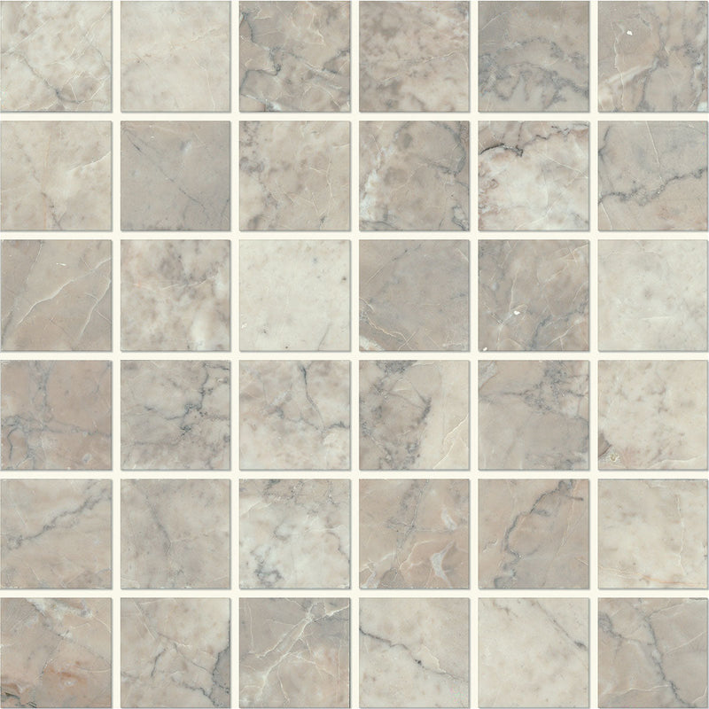 Daltile Parksville Stone 2 X 2 12" x 12"-Natural Stone Mosaic-Daltile-Bengali Temple Mosaic-12" x 12"-State Tile