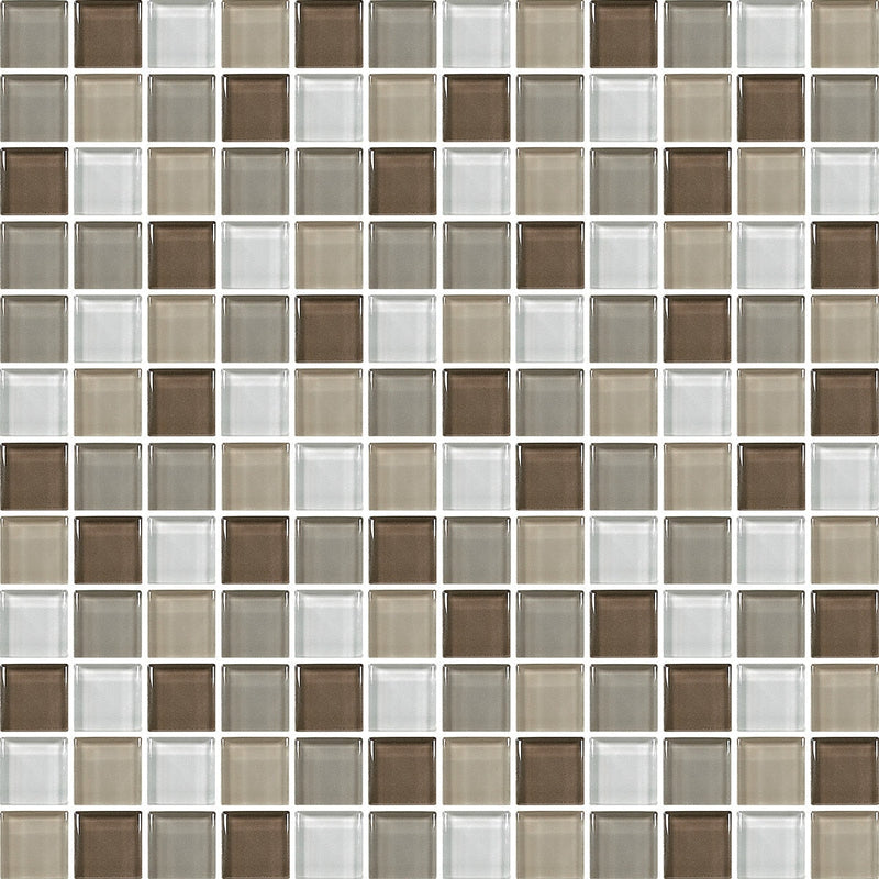 Daltile Color Wave 1 x 1 12" x 12"-Glass Mosaic-Daltile-Downtown Oasis-12" x 12"-State Tile