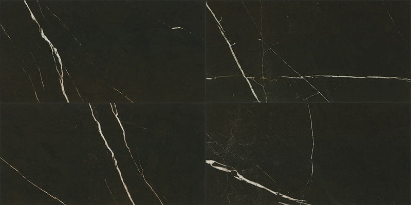 Daltile Marble Attache 12" x 48"-Porcelain Tile-Daltile-Nero Matte-12" x 48"-State Tile
