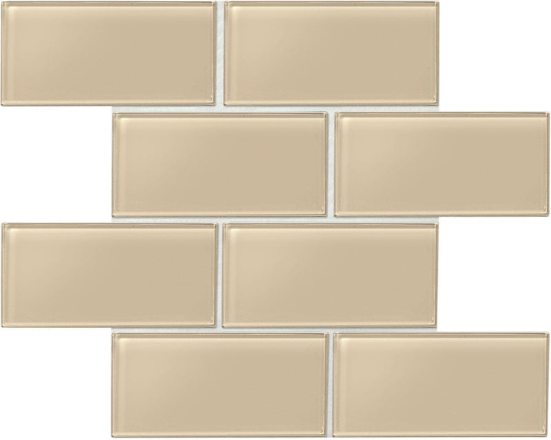 Daltile Amity 3" x 6"-Glass Tile-Daltile-Beige-3" x 6"-State Tile