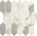 Daltile Marble Attache HEX 12.4" x 12.6"-Porcelain Mosaic-Daltile-Calacatta-12.4" x 12.6"-State Tile