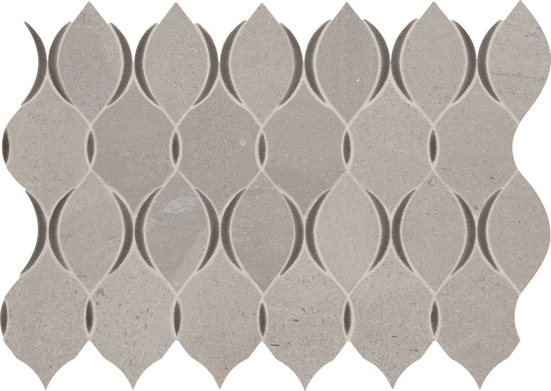 American Olean Presario 7.25" x 11.13"-Marble Mosaic-American Olean-Meta Silver Blend-7.25" x 11.13"-State Tile