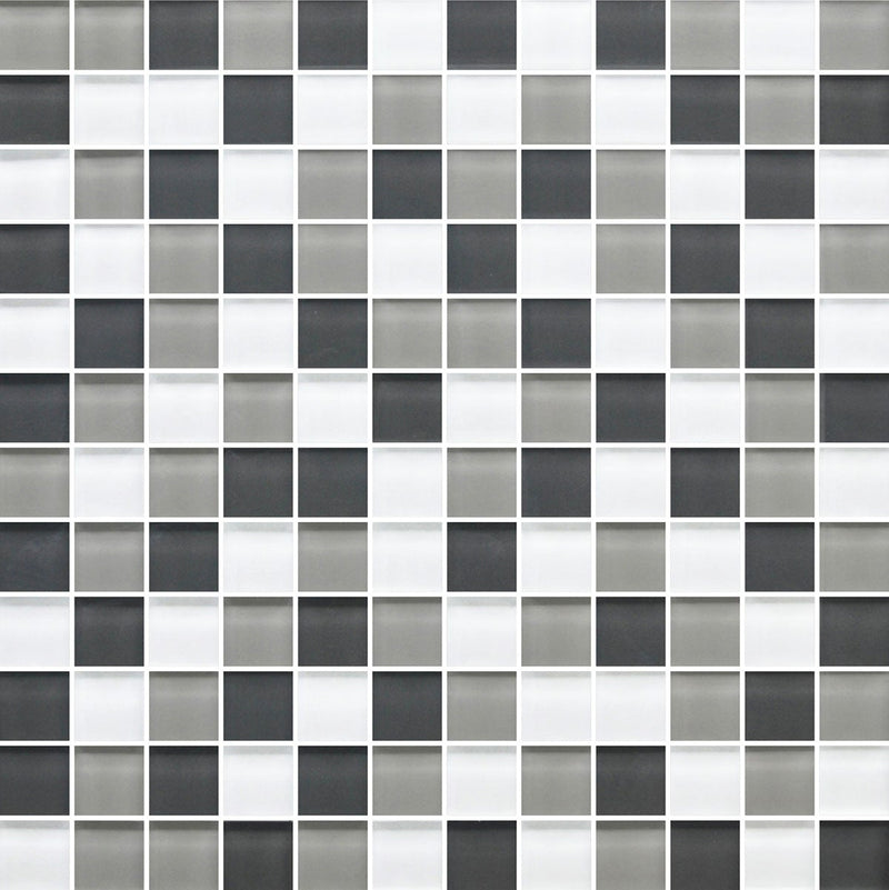 American Olean Color Appeal 1 x 1 12" x 12"-Glass & Stone Mosaic-American Olean-Silver Spring-12" x 12"-State Tile