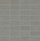 Daltile Fabric Art Modern Textile Mosaic 12" x 24"-Porcelain Mosaic-Daltile-Modern Text Medium Gray-12" x 24"-State Tile