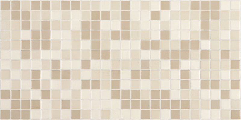 American Olean Unglazed 1 x 1 Mosaic Blends 12" x 24"-Porcelain Mosaic-American Olean-Shimmering Sand-12" x 24"-State Tile