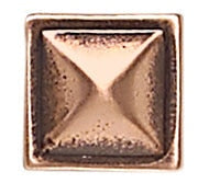 Daltile Massalia Button Pinnacle 1" x 1"-Metal Tile-Daltile-Copper-1" x 1"-State Tile