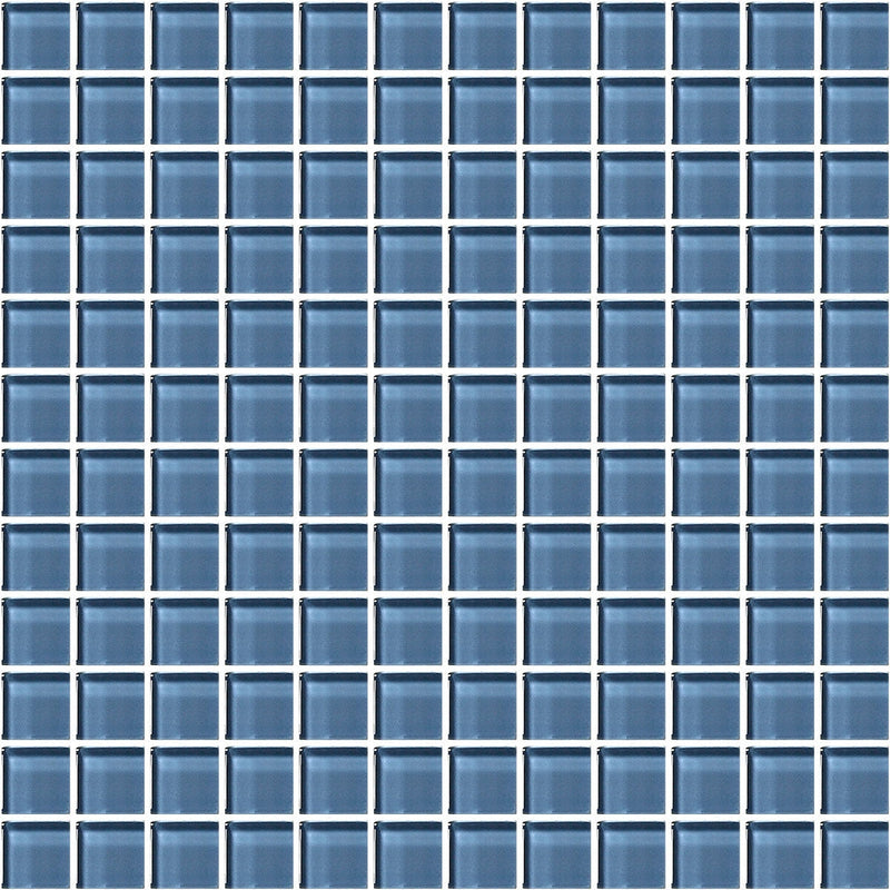 American Olean Color Appeal Mosaic 12" x 12"-Glass & Stone Mosaic-American Olean-Dusk-12" x 12"-State Tile