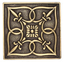 Daltile Massalia Deco Fleur De Lis 4" x 4"-Metal Tile-Daltile-Bullion-4" x 4"-State Tile