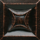 Daltile Armor 2" x 2"-Metal Tile-Daltile-Oil Rubbed Bronze Star-2" x 2"-State Tile