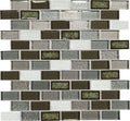 Daltile Crystal Shores 1 x 2 12" x 13"-Glass Mosaic-Daltile-Emerald Isle-12" x 13"-State Tile
