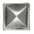 Daltile Massalia Button Pinnacle 1" x 1"-Metal Tile-Daltile-Pewter-1" x 1"-State Tile