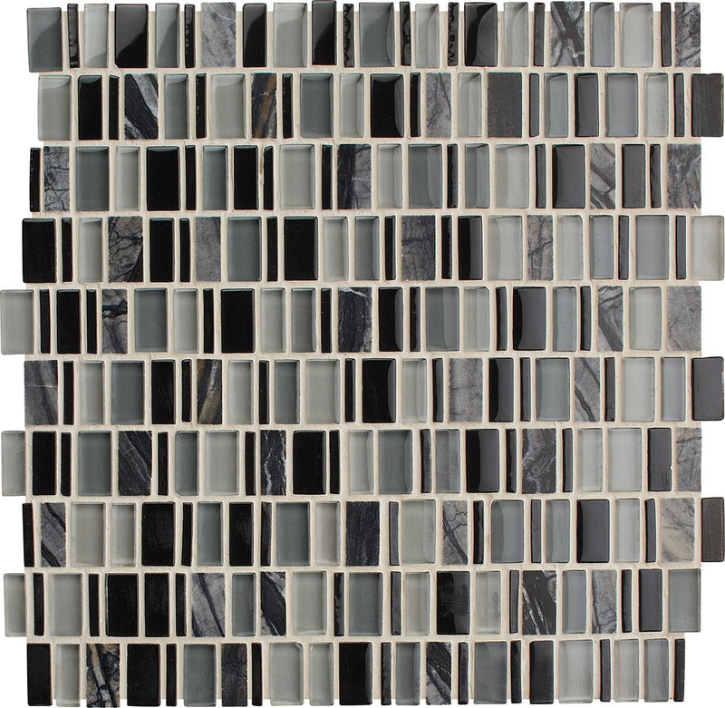 Daltile Clio 12" x 12"-Stone & Glass Mosaic-Daltile-Boreas-12" x 12"-State Tile
