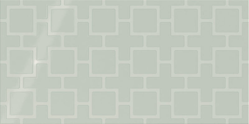 Daltile Showscape Square Lattice Pattern 12" x 24"-Ceramic Tile-Daltile-Soft Gray-12" x 24"-State Tile