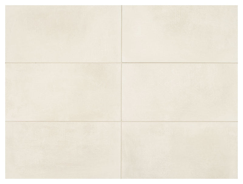 Marazzi Moroccan Concrete 12" x 24"-Porcelain Tile-Marazzi-Off White-12" x 24"-State Tile