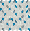 Daltile Interstellar 12.31" x 12.50"-Stone & Glass Mosaic-Daltile-Blue Bayou-12.31" x 12.50"-State Tile