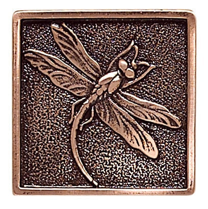 Daltile Massalia Dot Dragon Fly 2" x 2"-Metal Tile-Daltile-Copper-2" x 2"-State Tile